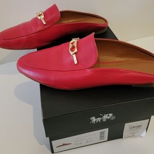 Coach Sienna leather slide